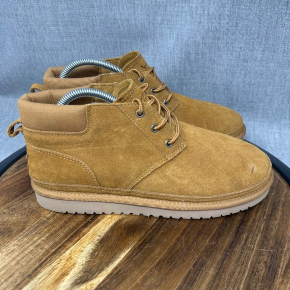 Koolaburra Shoes - Ugg Koolaburra Women's 10 Advay Brown Suede Chukka Boots Ankle Sherpa Lined